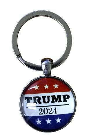 Trump KEYCHAIN Metal Silver Trump 2024