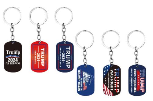 * Trump Dog Tag Style KEYCHAIN Assortment