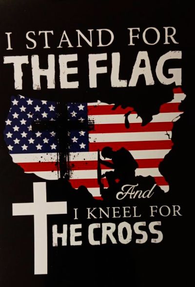 ** 3.5 X 5 Sticker I Stand For The FLAG