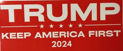 ** Trump 3 X 8 STICKER Keep America First