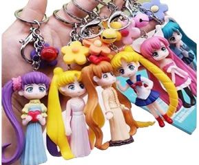 PVC Keychain - Anime Sailor Moon 3D Assortment 2 Backpack CHARM