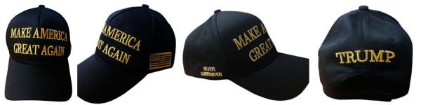 * #1 Seller - Dark Maga GOLD Trump Hat