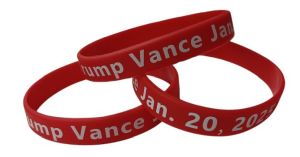 **Silicone BRACELET Trump Vance Jan. 20, 2025