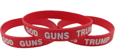 Silicone BRACELET God Guns Trump