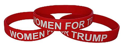 *Trump Silicone BRACELET Red Women For Trump