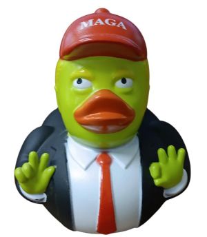 ** TRUMP Rubber Duck - MAGA 4'' Tall