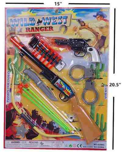 Carded Toy Wild West Set