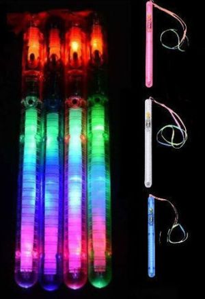 LED 8'' Light Stick Multi Light Patterns NECKLACE