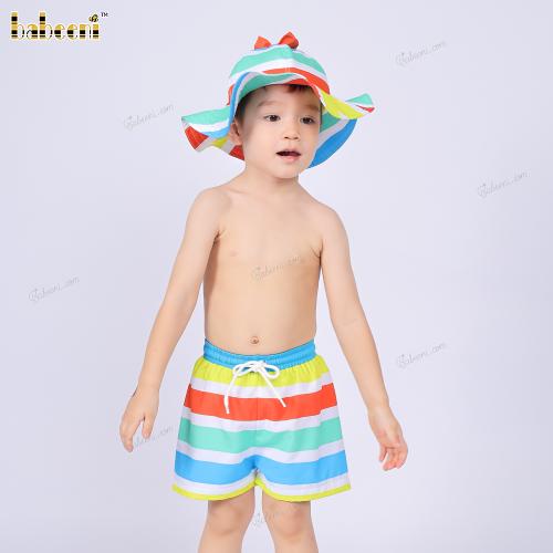 Boys SHORT Spring-Summer colorful lines prints