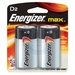 2-Pack D Energizer BATTERIES
