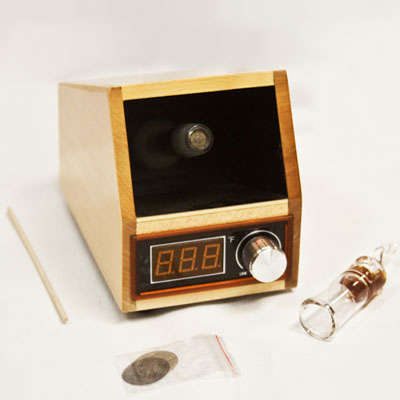 INHALE️ DIGITAL WOODEN BOX VAPORIZER