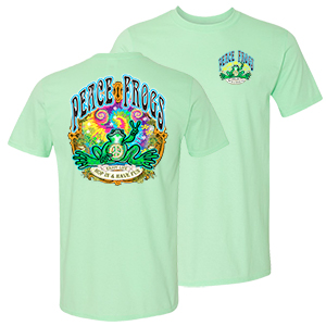 PEACE FROGS HOP IN SHORT SLEEVE T-SHIRT