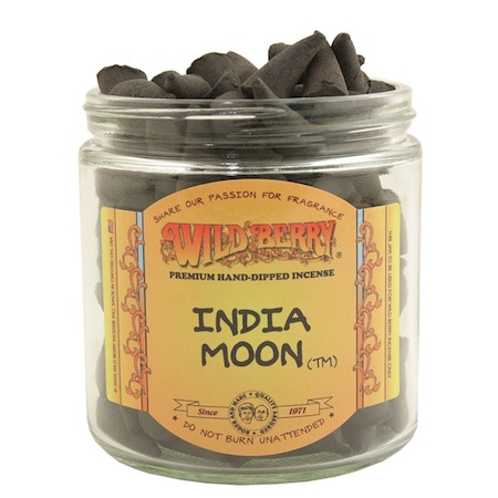 India Moon Wild Berry INCENSE Cones.