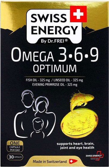 Omega 3.6.9 Optimum, Fish Oil 325mg/Linseed Oil