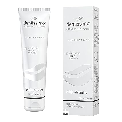 Dentissimo Premium Oral CARE Toothpaste Pro-Whitening,  75 ml/2.5