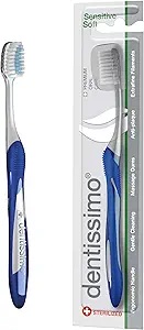 Premium Oral Care Sensitive Soft Toothbrush for Gentle Cleansing,