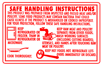 P-33 Meat Handling Statements for Raw Meats & Poultry