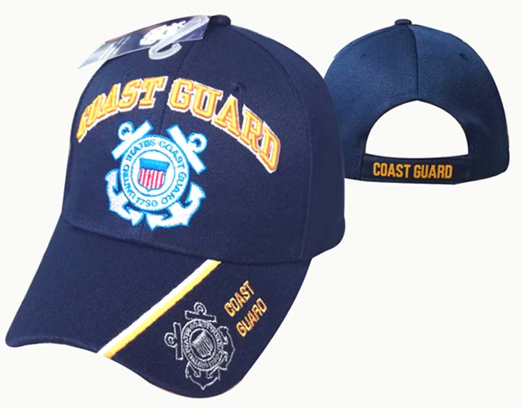 CAP605M Coast Guard Emblem w/ shadow Bill Cap