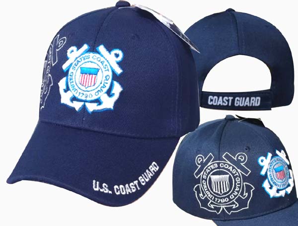 CAP605S USCG Emblem w/ shadow Cap