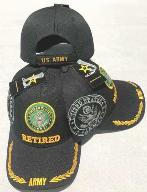 CAP591Y ARMY Emb RETIRED CAP