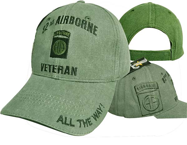 CAP627V 82nd Airborne Vet w/ Shadow Cap OD