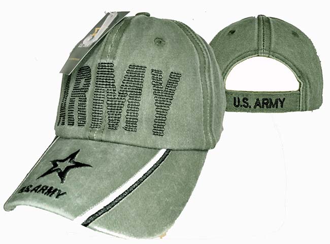 CAP495CMG Army with Army Logo on Bill Cap