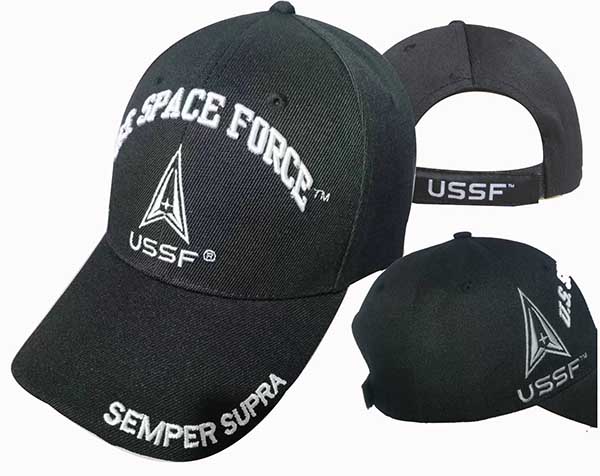 CAP600B US Space Force Logo w/ Shadow Cap