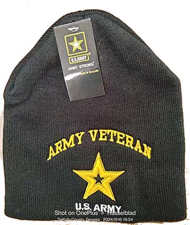 WIN481 ARMY VERETAN Logo Beanie