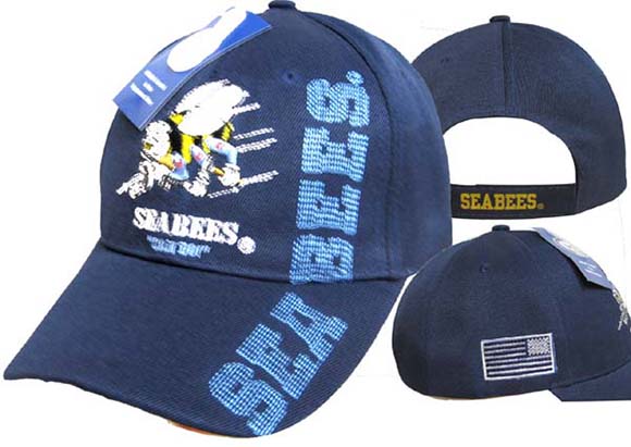 CAP602RA Seabees Can Do FLAG Cap