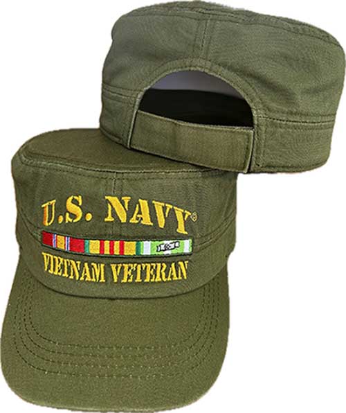 CAP787B US NAVY Vietnam Vet Patrol HAT OD