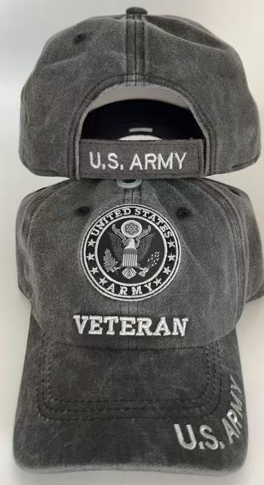 CAP502B Army Emblem Veteran Subdue CAP