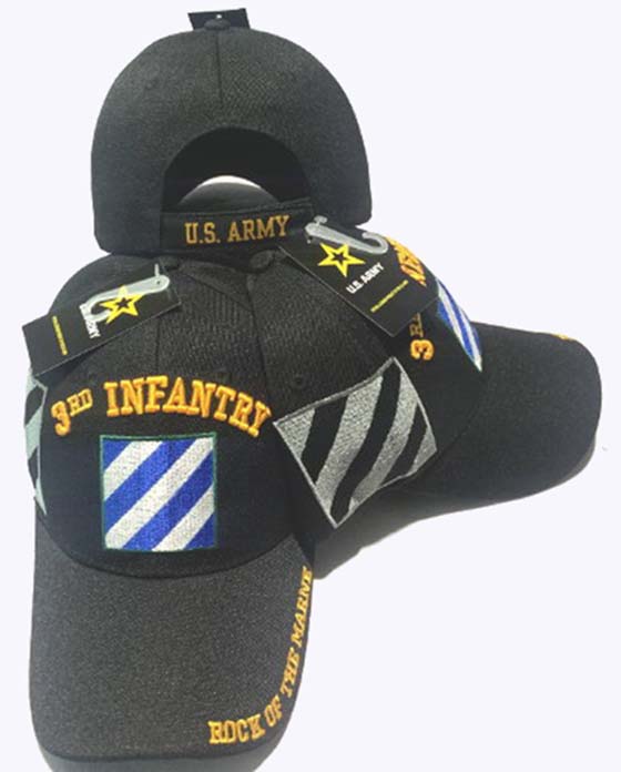 CAP621A 3rd Infantry Logo w/ shadow CAP 3D