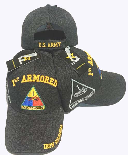 CAP625A 1st Armored Logo w/ shadow CAP 3D