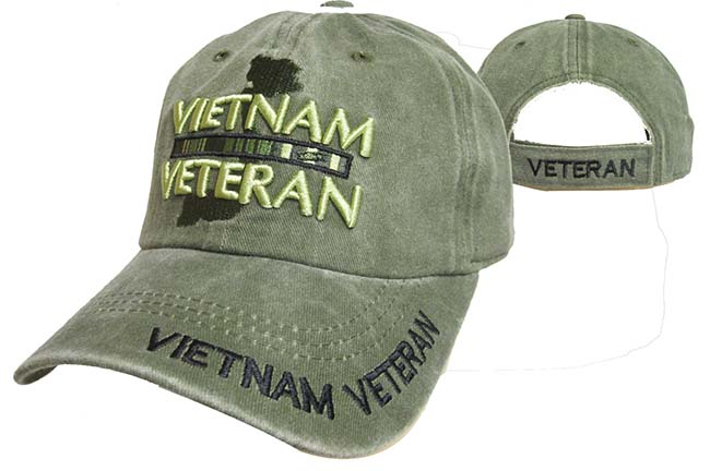 CAP507G Vietnam Veteran CAP Subdue OD Green