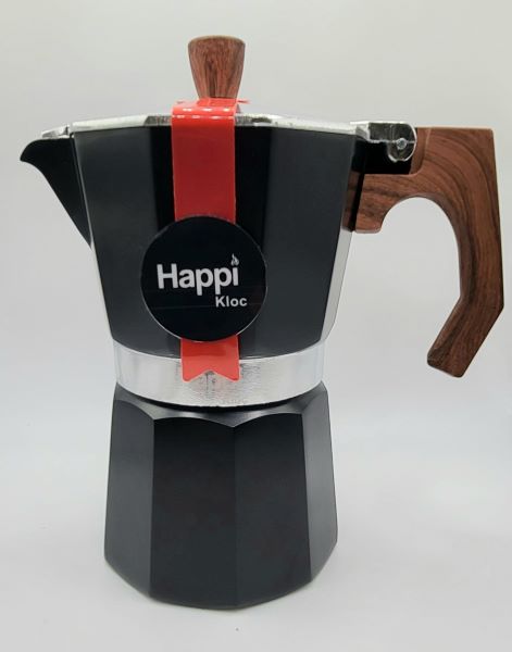 HAPPIKLOC ALUM BLACK COFFEE MAKER 6CUP