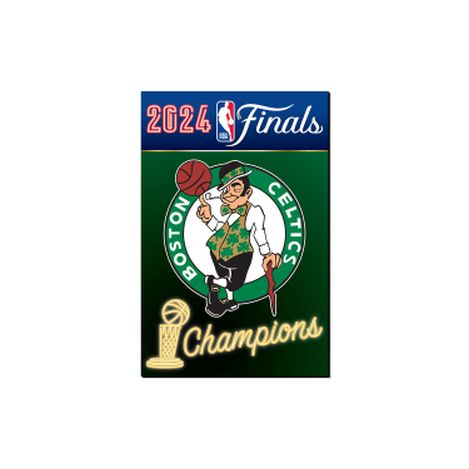 BOSTON CELTICS NBA CHMPS MAGNET 2 X 3 INCHES