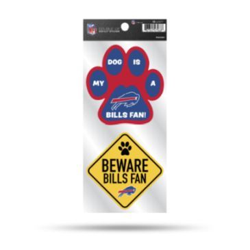 BUFFALO BILLS PET THEMED DECAL DOUBLE UP  STYLE