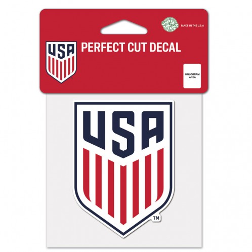 US SOCCER - NATIONAL TEAM PERFECT CUT COLOR DECAL 4'' X 4''