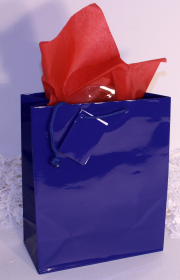 GIFT BAG - MINI - DK.BLUE - 3.5'' X 3'' X 2''