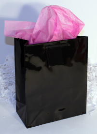 GIFT BAG EURO - BLACK - MICRO - 3.5''x3''x2''