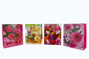 GIFT BAGS - ASSORTED FLORALS - LARGE