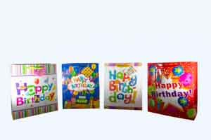 GIFT BAGS - ASSORTED BIRTHDAY - LARGE