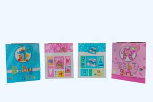 GIFT BAGS - ASSORTED BABY - LARGE