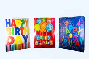 GIFT BAGS - ASSORTED BIRTHDAY - EX.LARGE