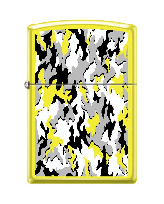 Custom Design Reg Neon Yellow Camouflage