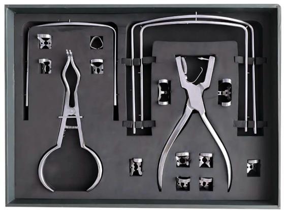 Rubber Dam Kit set of 18 pcs Stainless Steel