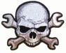 WRENCH SKULL PATCH