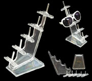 STACKABLE 5 PAIR SUNGLASS DISPLAY RACK