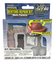 COMPLETE DENTURE REPAIR & RELINE TEETH KIT