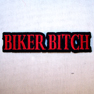 BIKER BITCH EMBROIDERED PATCH